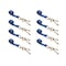 Tie 4 Safe 2" x 10' Tie Down Strap w/ TJ Cluster Hook for Wrecker Tow Truck Auto Hauling Blue, 8PK TWS65-5210-TJ-BU-8 - alternate 1
